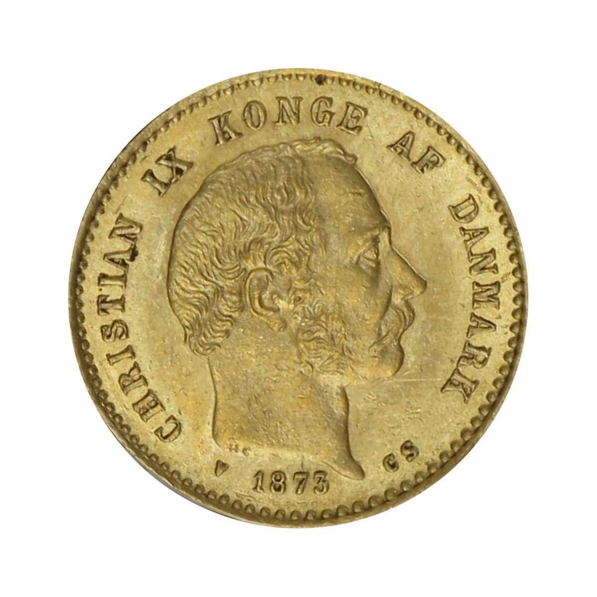 Dänemark Christian IX  1873, 10 Kroner Gold