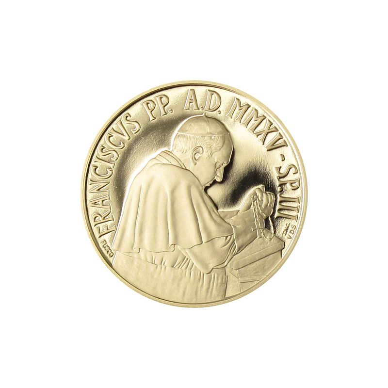 Vatikan 20 €+50 € Gold, 2015, Päpstliches Heiligtum-Set