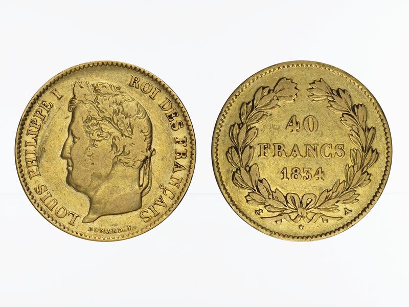 Frankreich 40 Fr. Louis Philppe I. 1834 (A) Paris