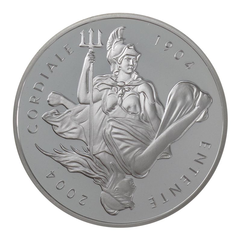 Frankreich 1,5 €  Entente Cordiale 2004 PP, Silber