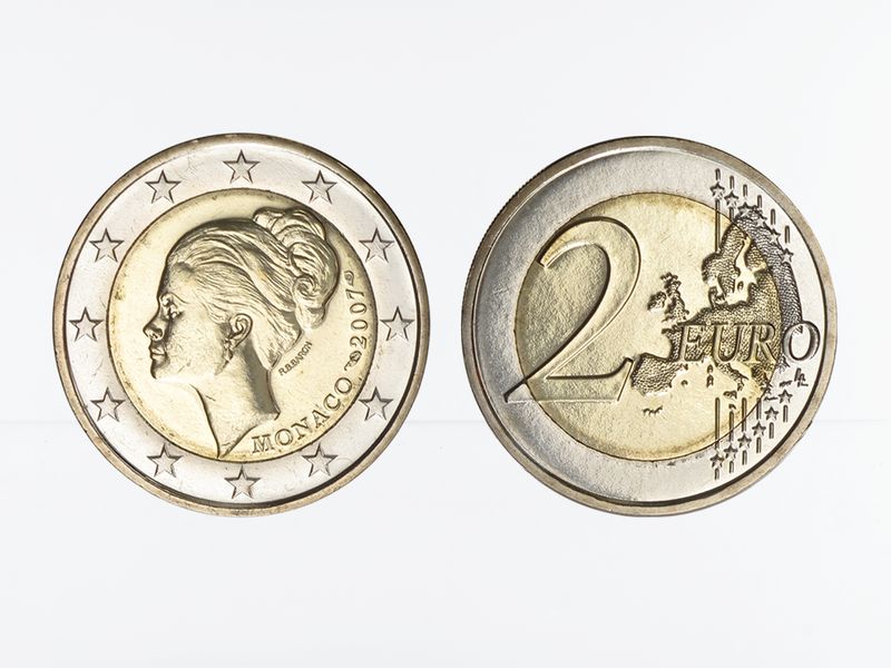 Monaco original 2 € Grace Kelly, 2007