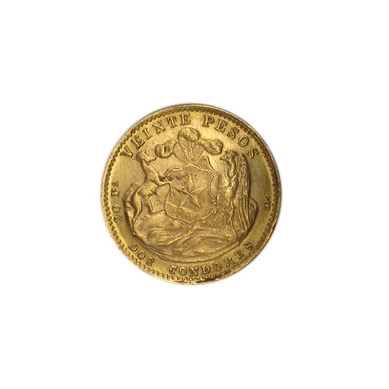 Chile 20 Pesos Freiheitskopf 1926
