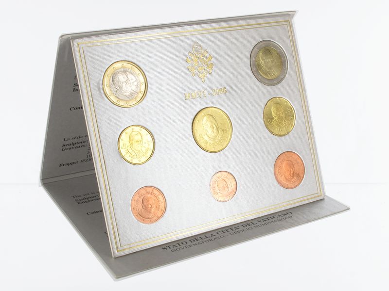Vatikan original KMS, 2006 Stgl., Papst Benedikt
