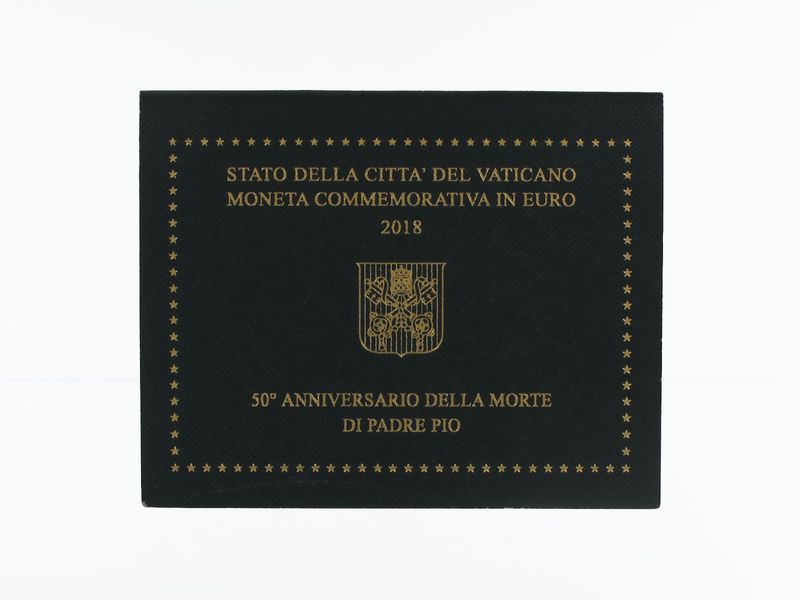 Vatikan 2 Euro Münze, 2018, Todesjahr von Pater Pio