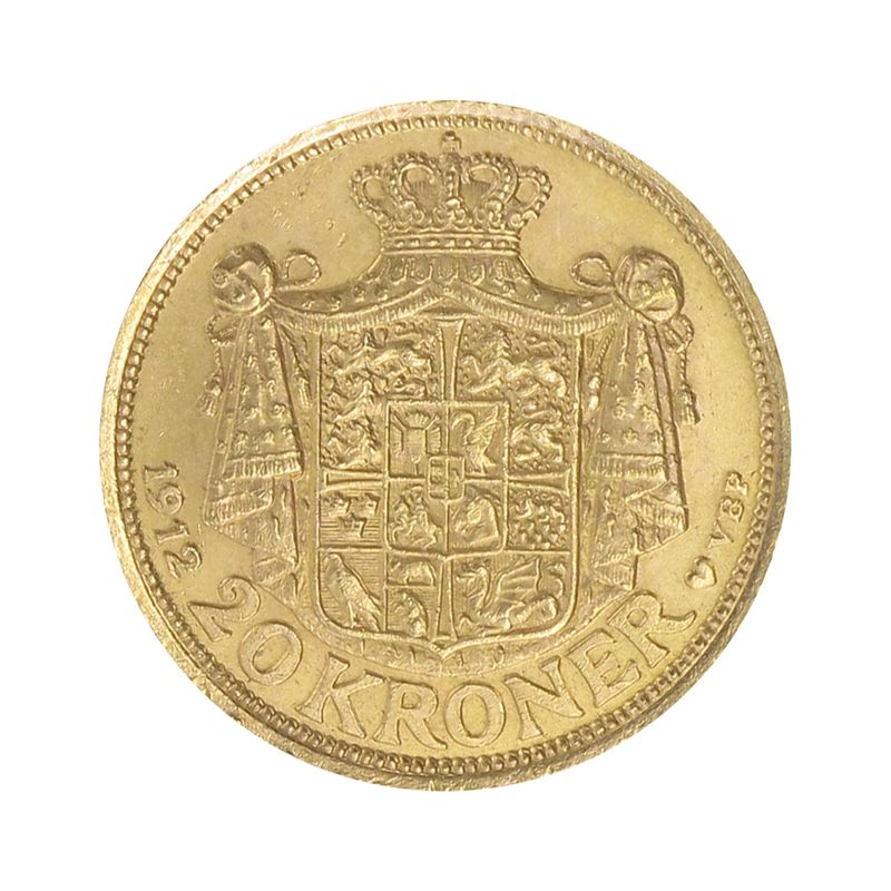 Dänemark Frederik VIII  1912, 20 Kroner Gold