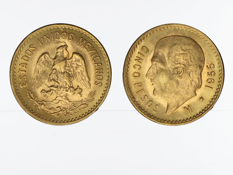 Mexiko  5 Pesos Hildalgo,