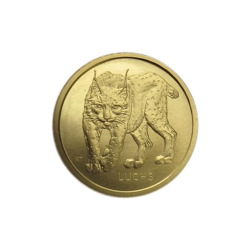 BRD 20 Euro Gold, 2025 A, Rückkehr der Wildtiere Luchs, (B+C+U)