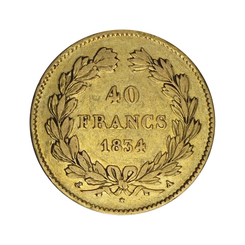 Frankreich 40 Fr. Louis Philppe I. 1834 (A) Paris
