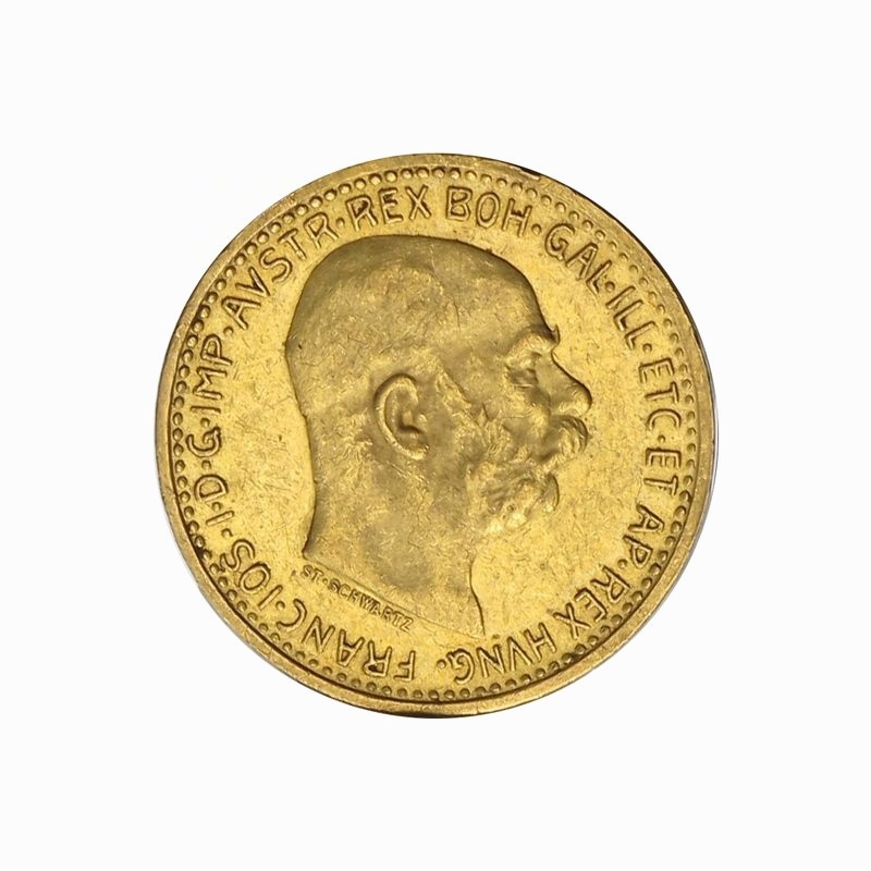 Österreich 10  Kronen 1909 (St. Schwartz)