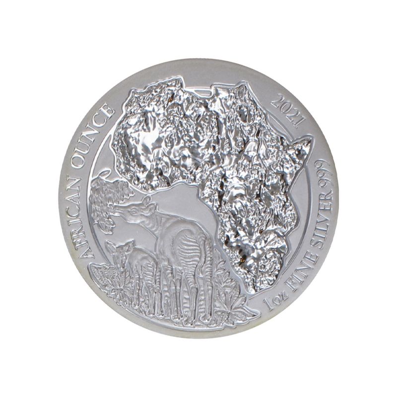 Rwanda 50 R  Okapi 2021, 1 Unze