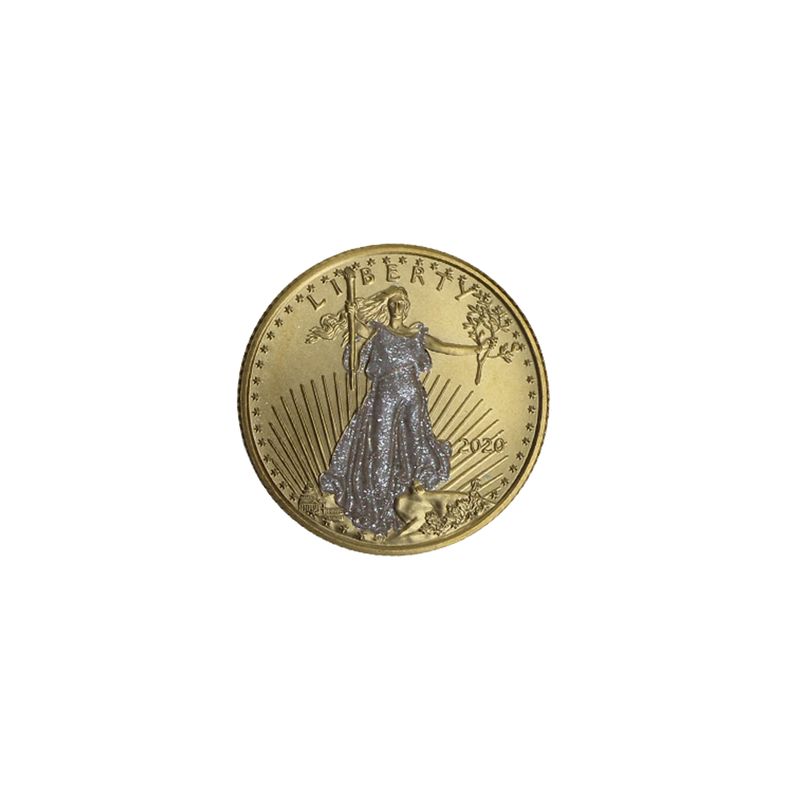 USA 10 Dollar 1/4 oz Gold Eagle 2022, Diamond Edition