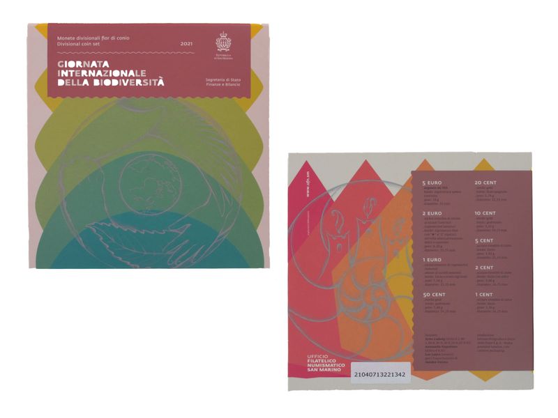San Marino KMS + 5€, 2021 im Folder