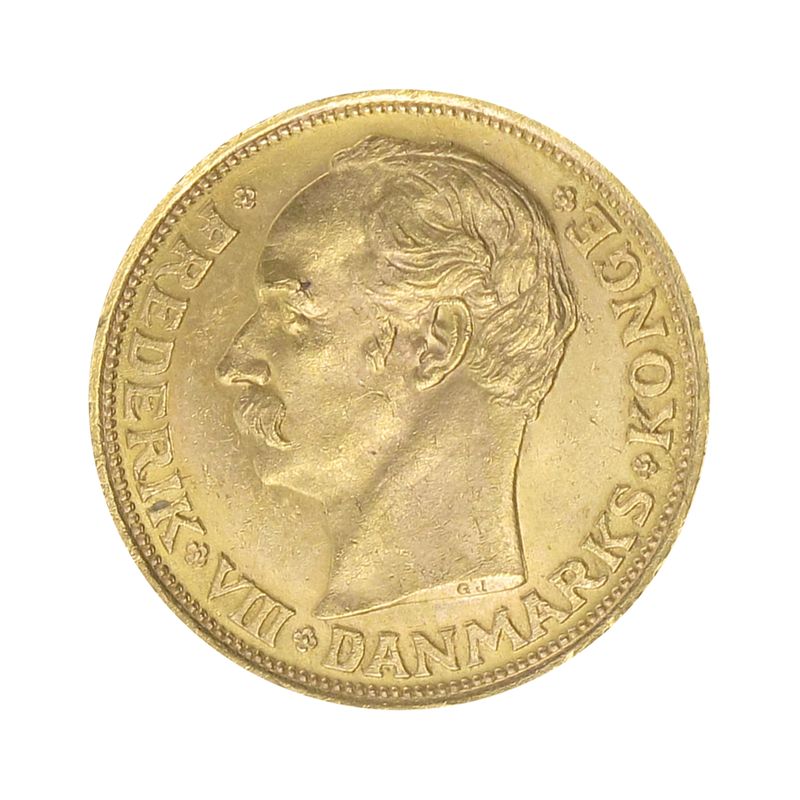 Dänemark Frederik VIII  1912, 20 Kroner Gold