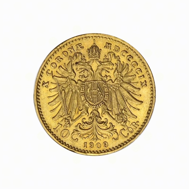Österreich 10  Kronen 1909 (St. Schwartz)