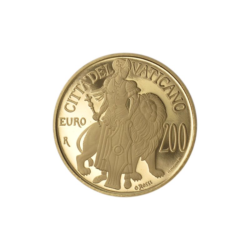 Vatikan 200 € Gold, 2017 Kardinaltugenden - Tapferkeit