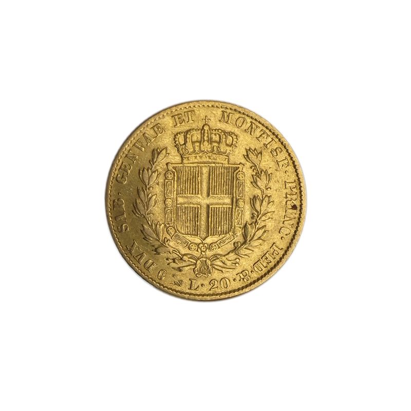 Italien Sardinien Carlo Alberto  1841, 20 Lire Gold