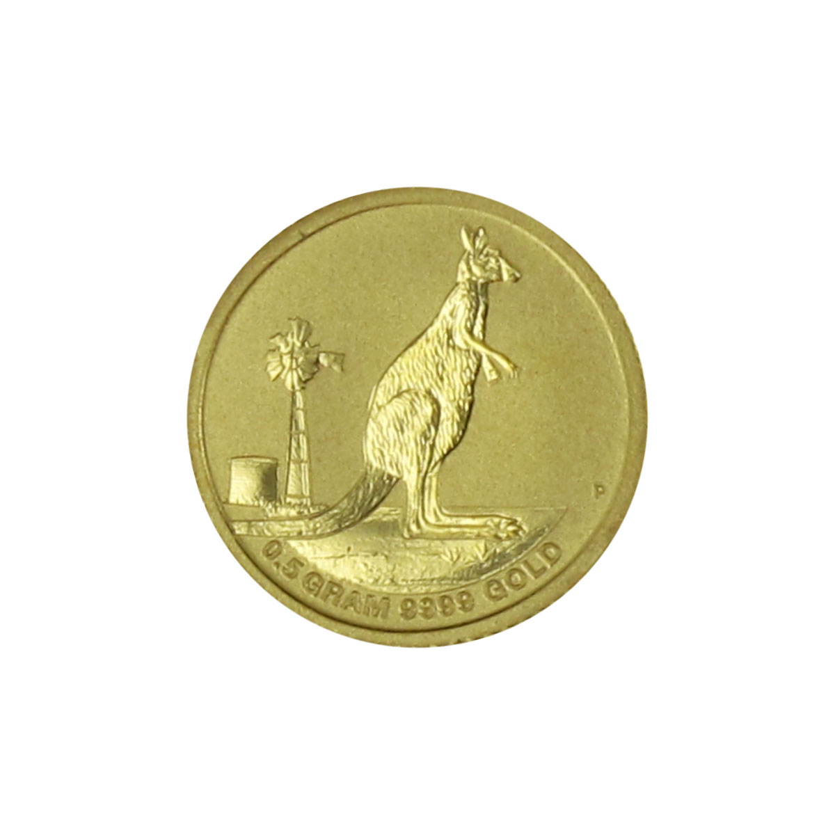 Australien 2 $ Nugget Känguru, 1/2 Gramm  2012