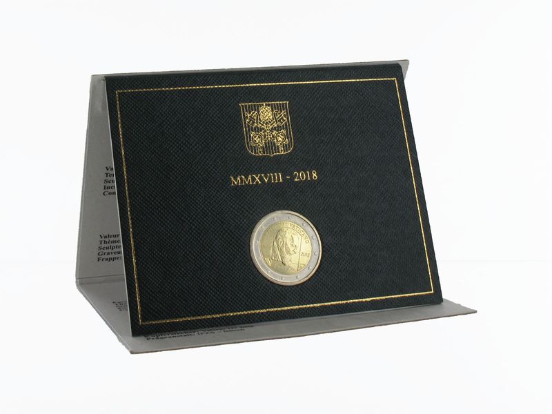Vatikan 2 Euro Münze, 2018, Todesjahr von Pater Pio