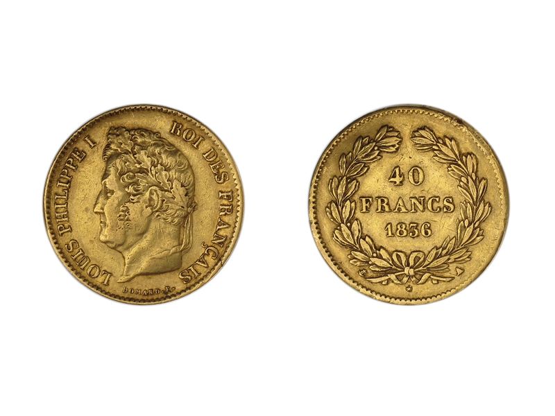 Frankreich 40 Fr. Louis Philppe I. 1836 (A) Paris