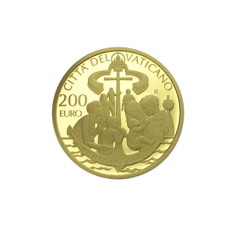 Vatikan 200 € Gold, 2023 Auf dem Weg zum Heiligen Jahr