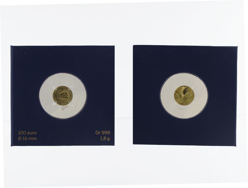 Frankreich 100 Euro Gold, 2015, Gallischer Hahn