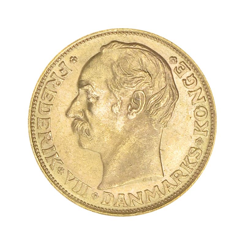 Dänemark Frederik VIII  1909, 20 Kroner Gold