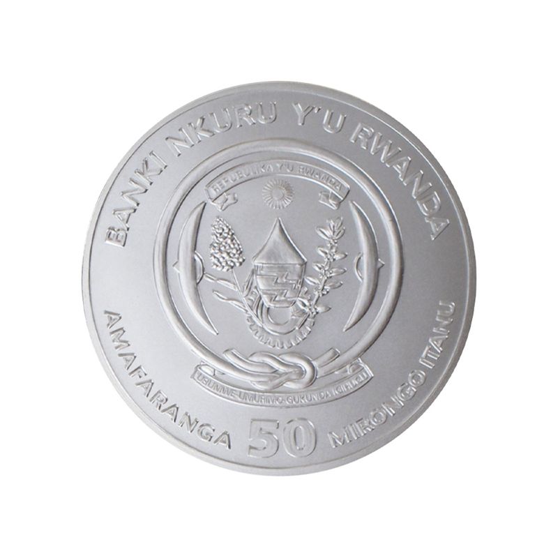 Rwanda 50 R  Okapi 2021, 1 Unze
