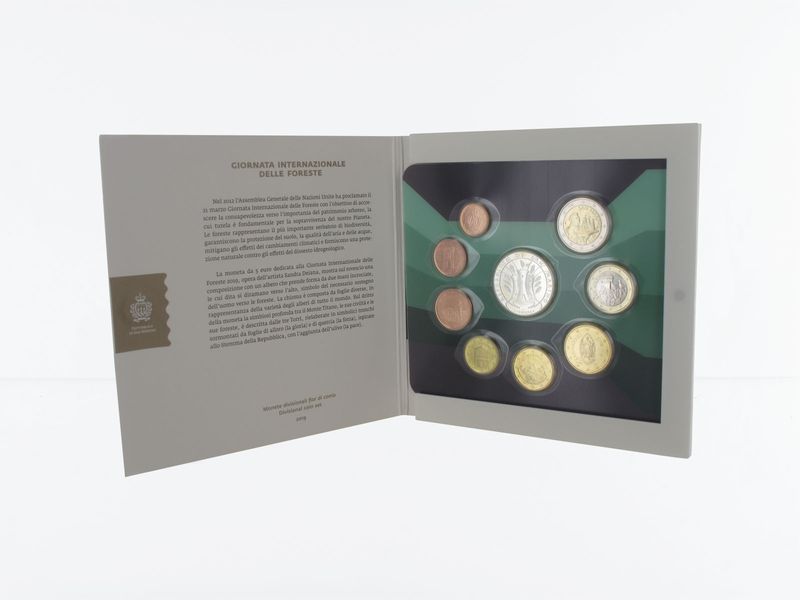 San Marino KMS + 5€, 2019 im Folder