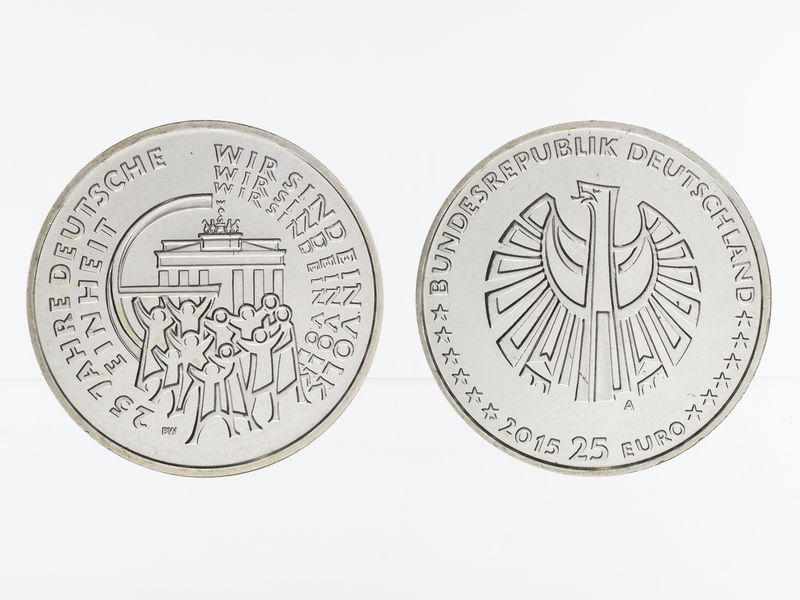 25 Euro 25 Jahre Deutsche Einheit  Silber 2015