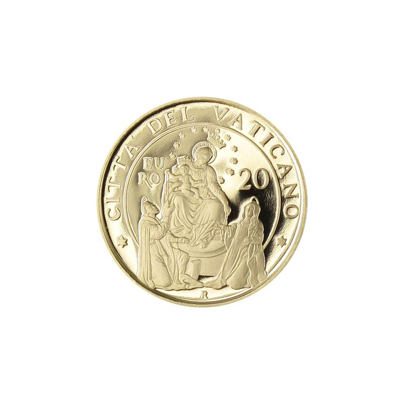 Vatikan 20 €+50 € Gold, 2015, Päpstliches Heiligtum-Set