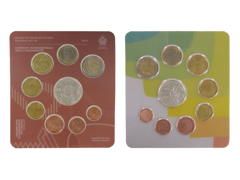 San Marino KMS + 5€, 2021 im Folder