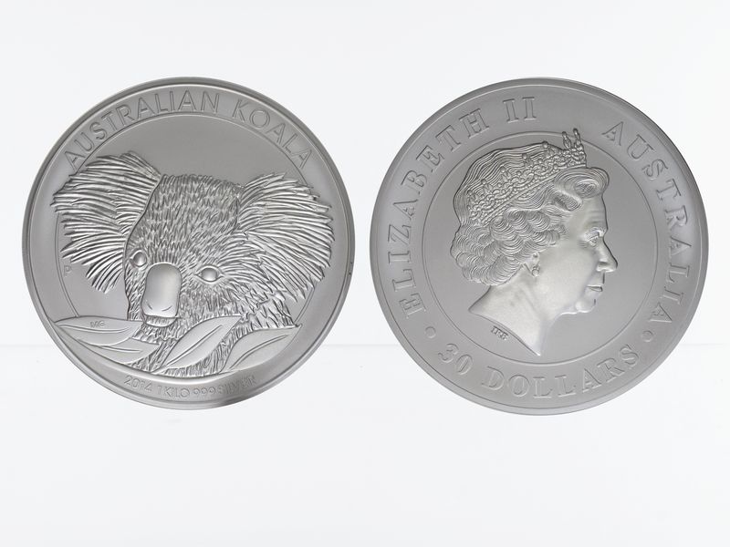 Australien 30$ Koala 2014, 1 Kilo Kg  Silber